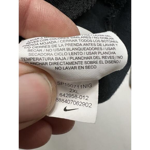 Nike Jacket Men's Sz XXL Black Tech Fleece Hoodie Bounded Windrunner 642958-012 - Picture 6 of 9